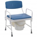 BARIATRIC COMMODE ADJUSTABLE HEIGHT