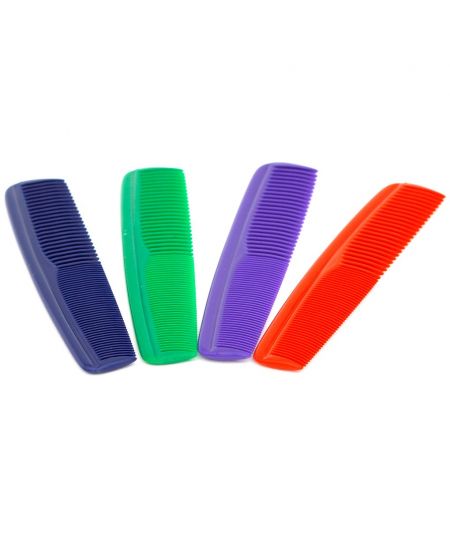NYLON COMBS 152MM ASSORTED COLOURS X24
