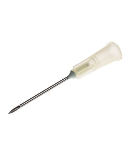 Hypodermic Needle, 19 G (cream),