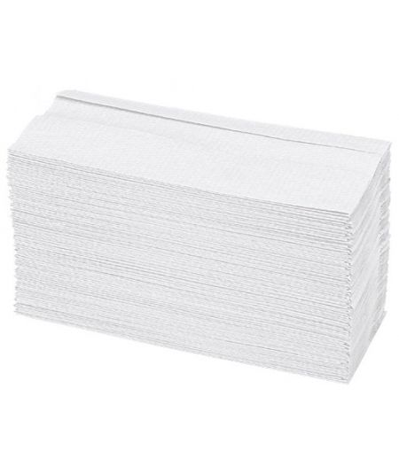 HAND TOWEL 1PLY WHITE 1X3600