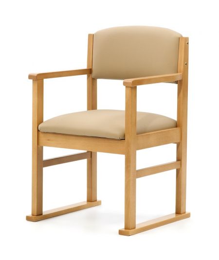 OAKDALE SIDE CHAIR W/ ARMS AND SKIS