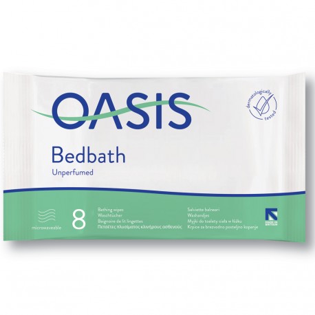 OASIS BED BATH WIPES 1X8