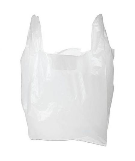 Vest Carrier Bag Hd White 1x2000