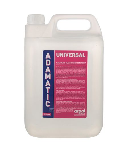 Adamatic Universal Dish and Glass Washer Detergent 5 Litres