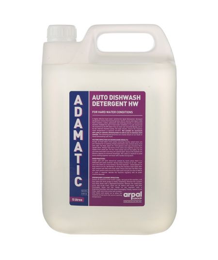 Adamatic HW Hard Water Dishwasher Detergent 5 Litres 1x2