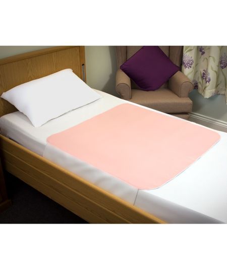 Sonoma Bedpad with Tucks 85cmx115cm Pink