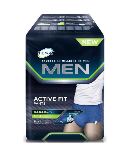 Tena Men Active Fit Pants Plus Large 4x8