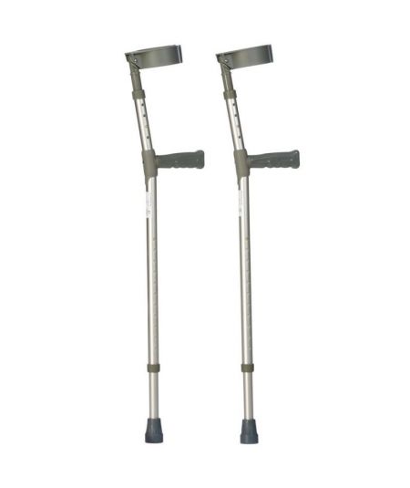 DOUBLE ADJ CRUTCHES (PAIR) EXTRA LONG