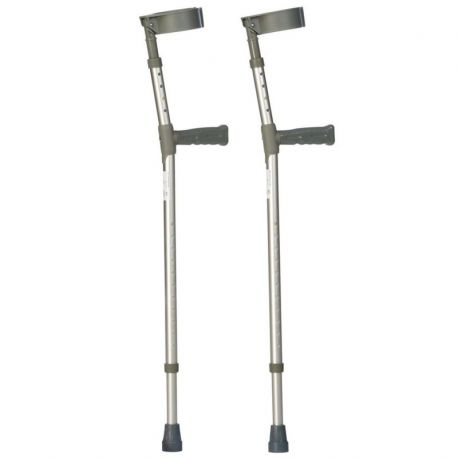 DOUBLE ADJ CRUTCHES (PAIR) EXTRA LONG