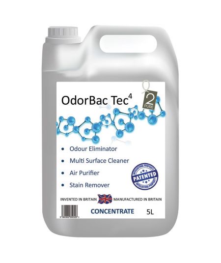 OdorBac Tec4 Odour Eliminator and Cleaner Unscented 5 Litres