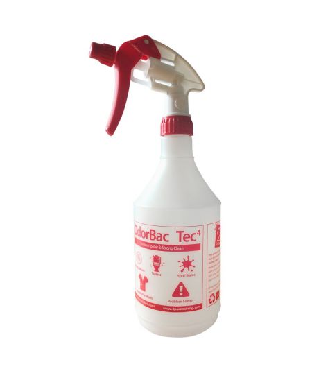 Odorbac Tec4 Refill Trigger Spray Bottle 750ml Red