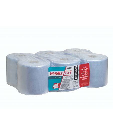 WYPALL CENTREFEED 1 PLY BLUE CASE 6X800