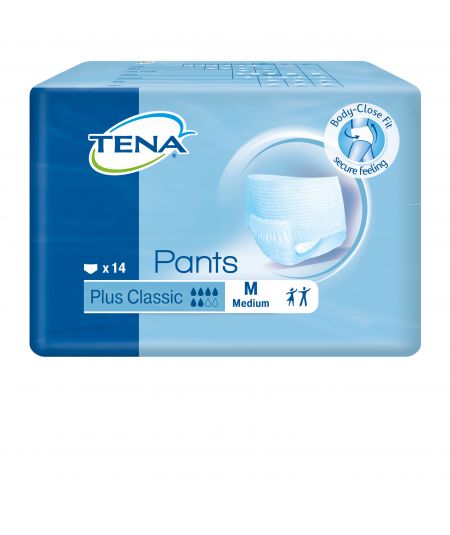 TENA PANTS PLUS CLASSIC MED (CASE) 8X14