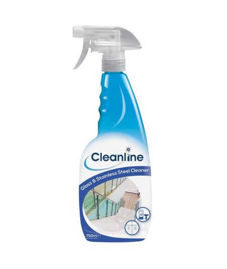 CLEANLINE ECO GLASS & SS CLEANER 1X750ML