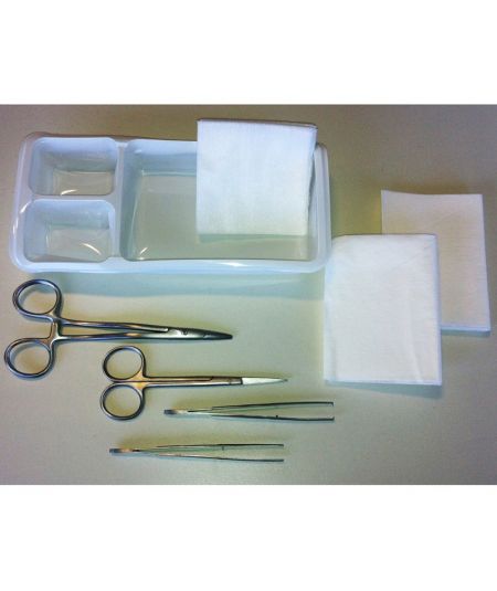 SUTURE PACK 4 W/TRAY